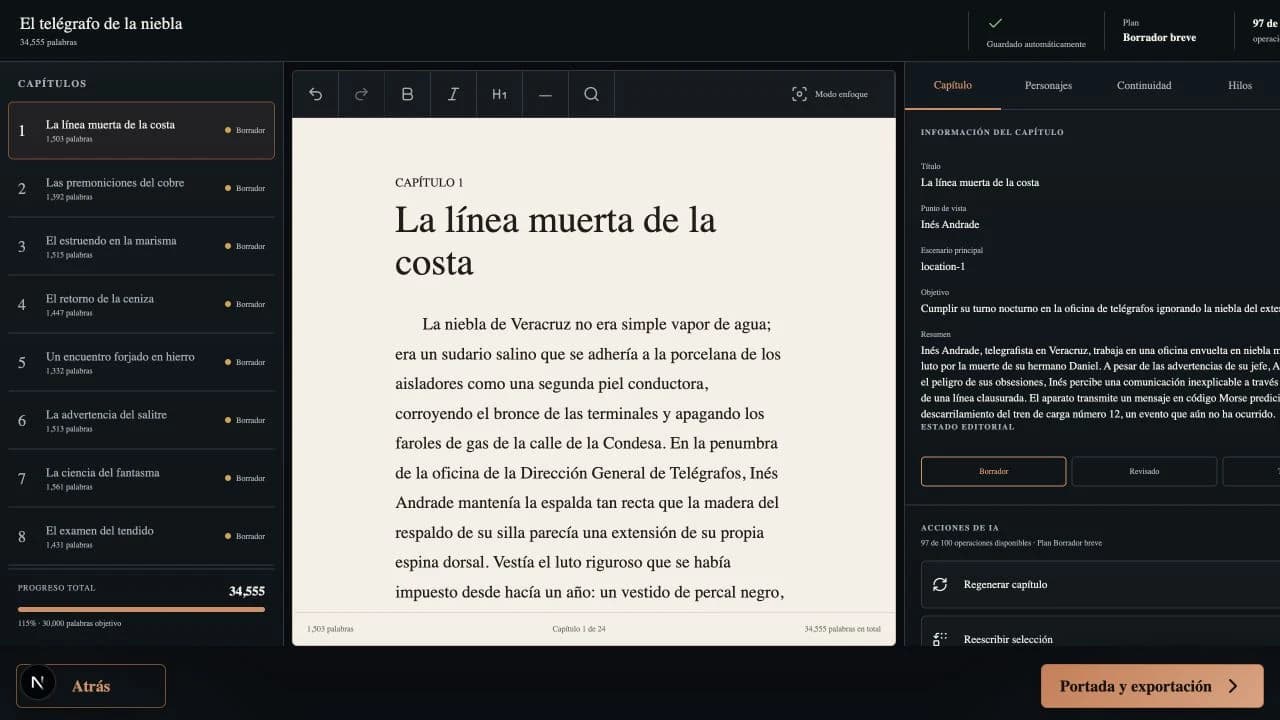 Editor de manuscrito de Owen Book Studio