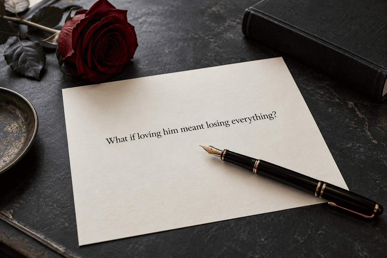 Start with one sentence: the obsession, the secret, the forbidden pull, or the love story that should not happen.
